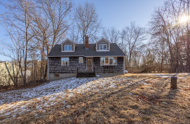 view of cape cod-style house