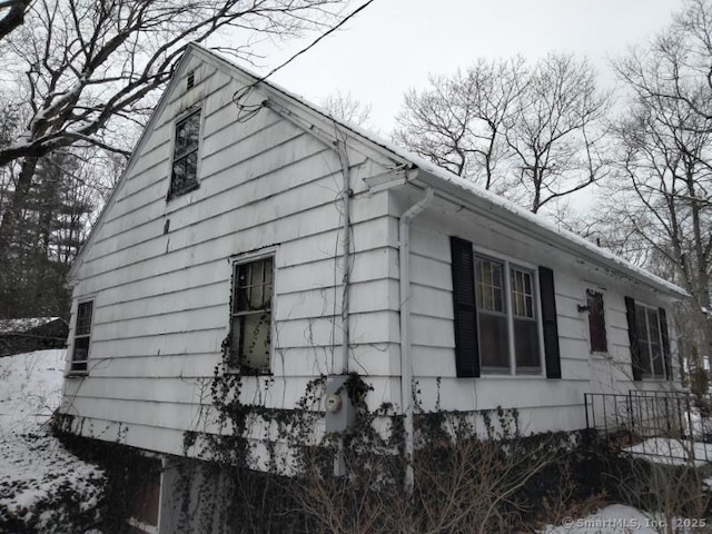 view of side of property