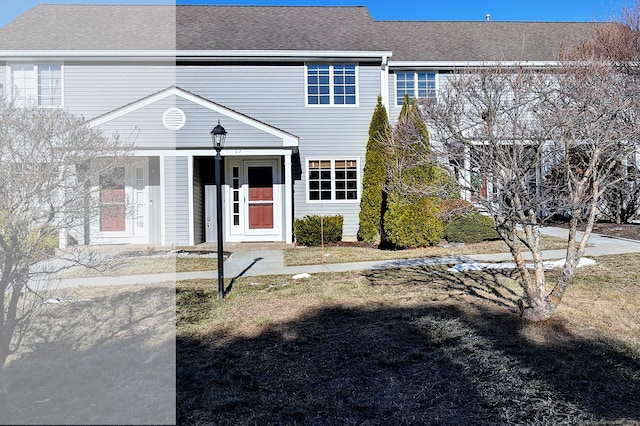 view of front of home