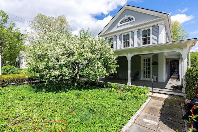 4 Main St, Salisbury, CT 06068 - neoclassical / greek revival house featuring a porch