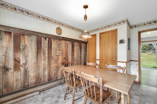 view of dining area