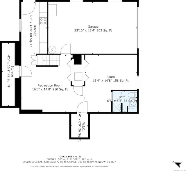79 Addison St, Waterbury, CT 06708 - view of property floor plan