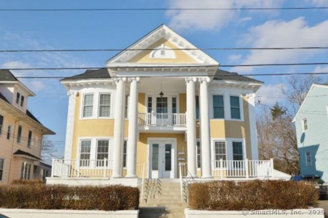 view of greek revival house