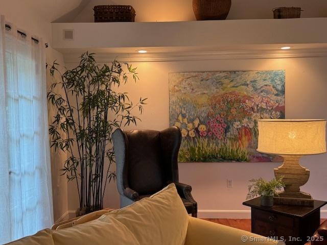 44 Brook St, Groton, CT 06340 - sitting room featuring wood finished floors