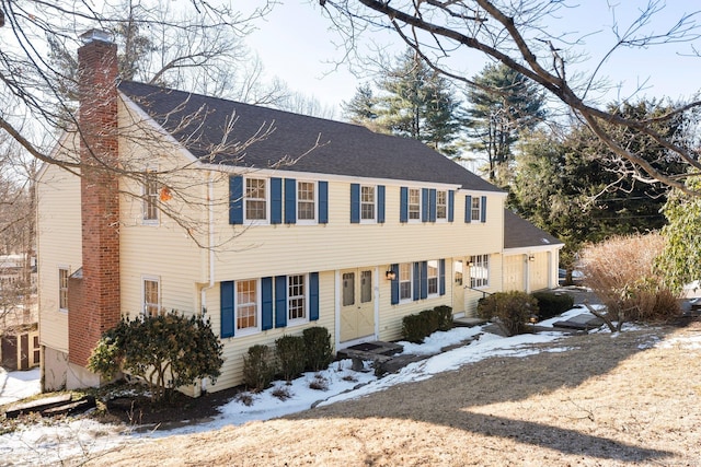 view of colonial house