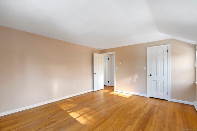 interior space with light hardwood / wood-style floors