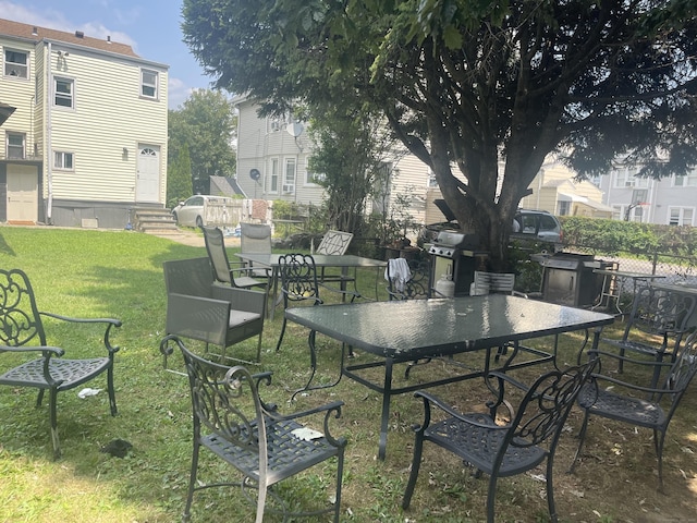 view of patio / terrace featuring area for grilling