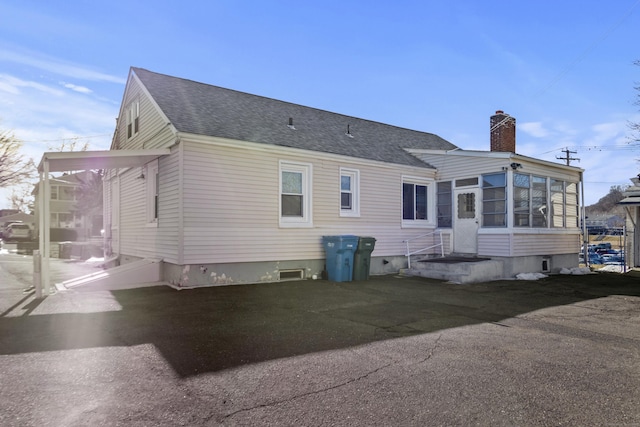 view of rear view of house