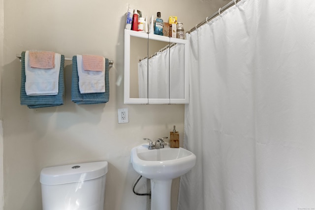 bathroom with toilet