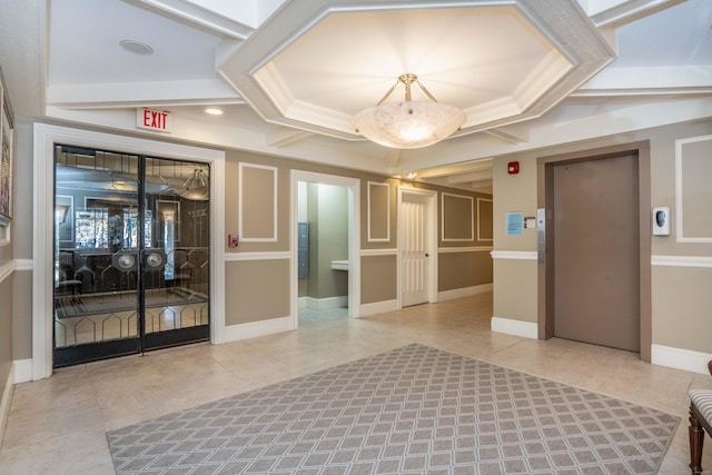 view of community lobby