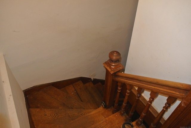 view of stairs