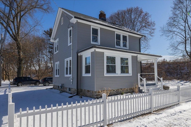 view of front facade with covered porch