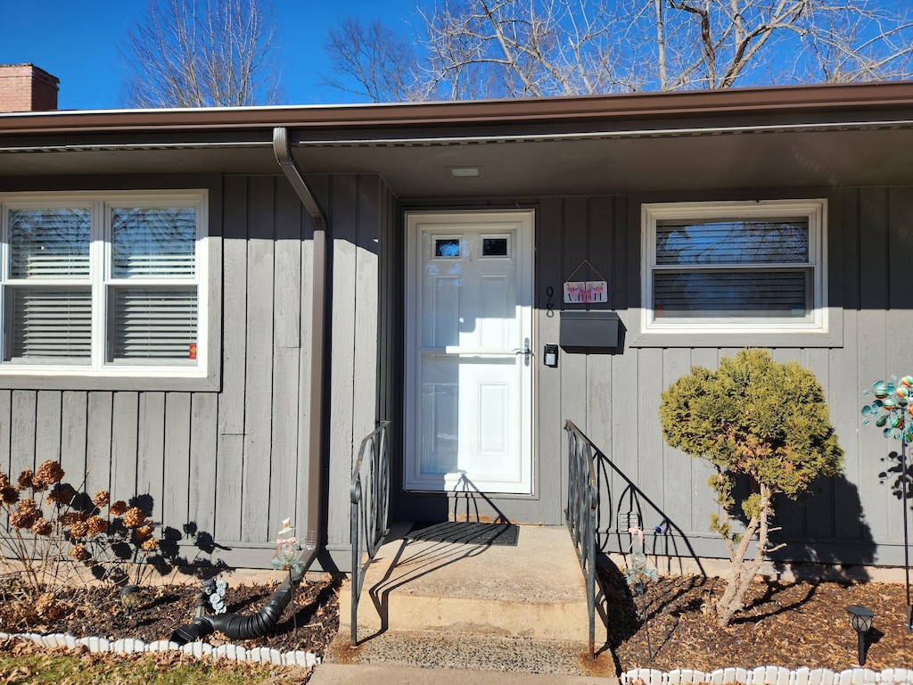 view of entrance to property