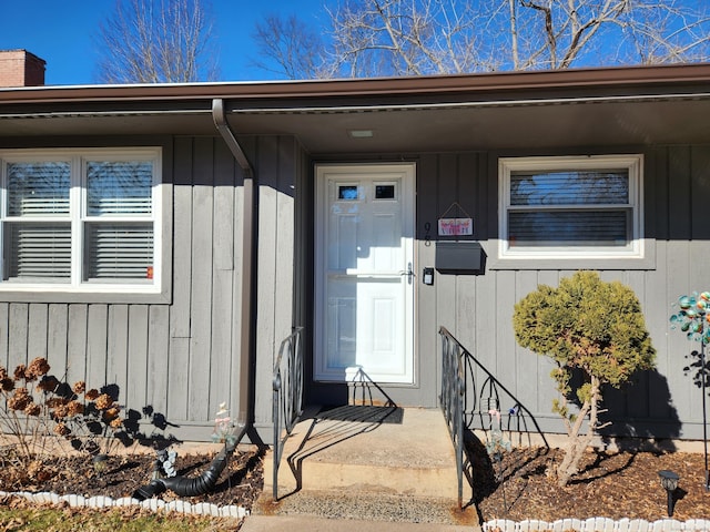 view of entrance to property