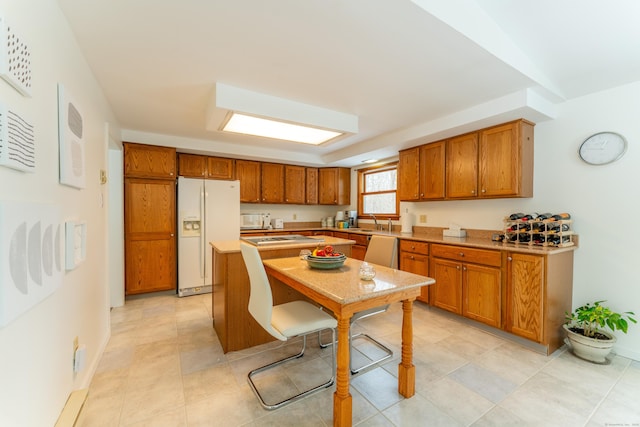 kitchen with white appliances