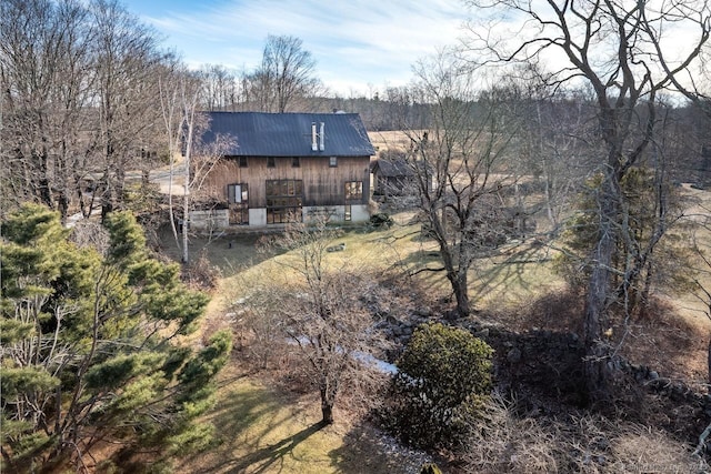 view of rear view of property