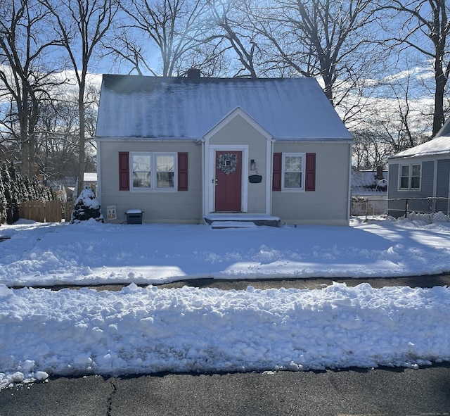 view of front of property