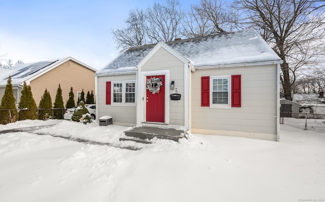 view of front of house