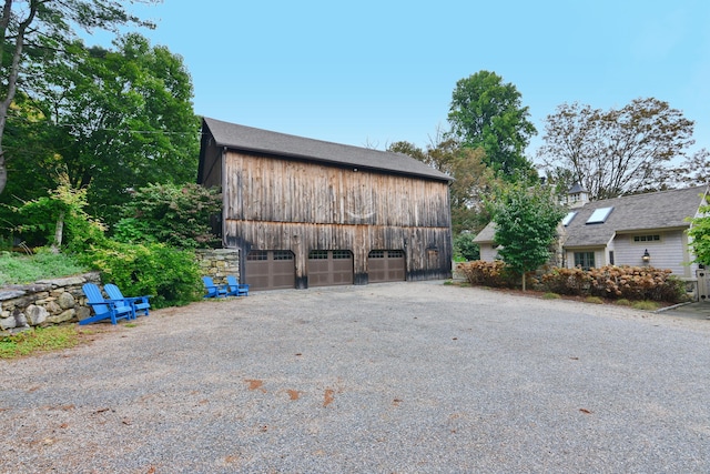 view of barn