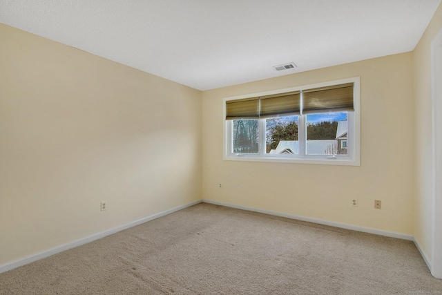 empty room with carpet floors