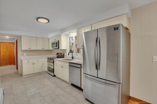 kitchen featuring stainless steel appliances and sink