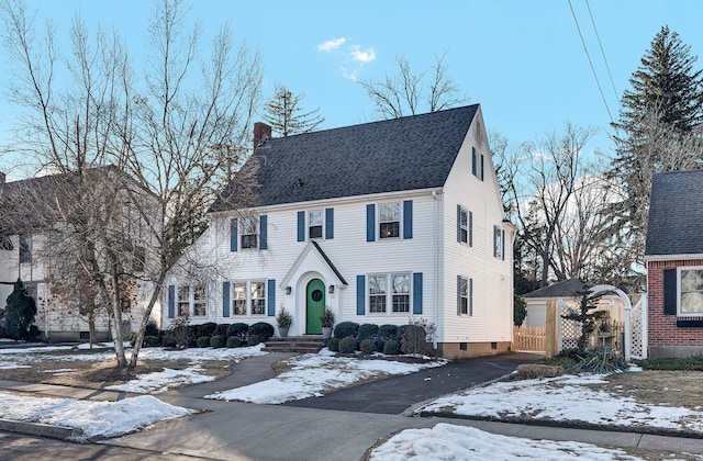 view of colonial-style house