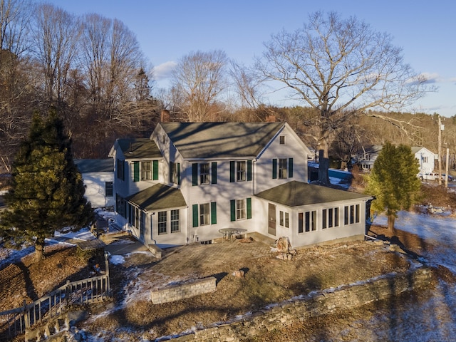 view of rear view of house