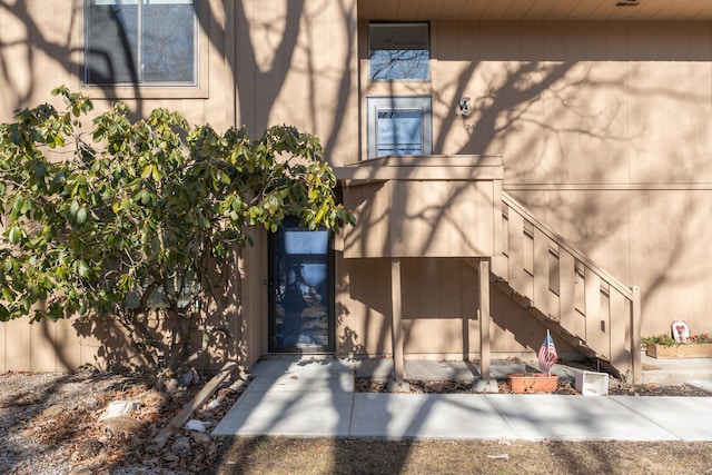 view of rear view of property