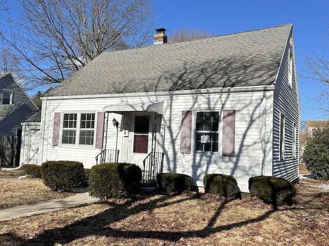 view of cape cod-style house