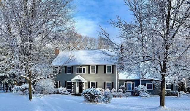 view of colonial-style house