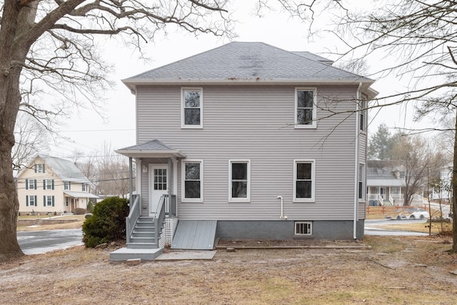 view of rear view of house