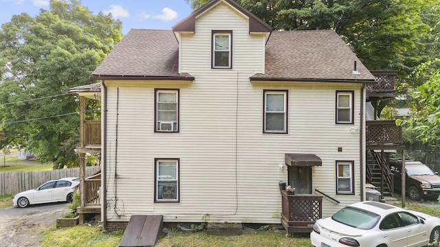 view of rear view of house