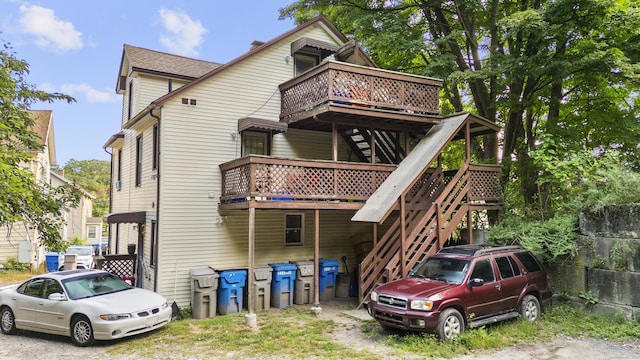 view of rear view of property