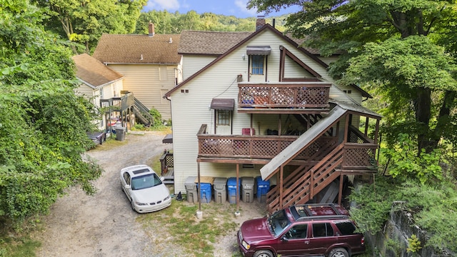 view of rear view of house