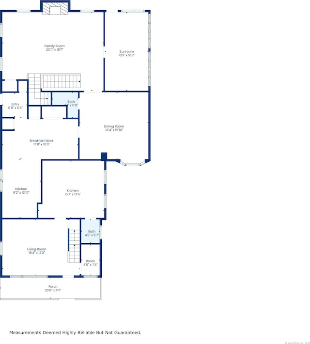 15 Seeley St, Danbury, CT 06810 - floor plan / room layout