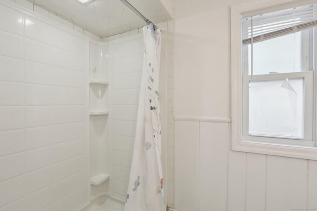 15 Seeley St, Danbury, CT 06810 - bathroom with a shower with shower curtain and plenty of natural light