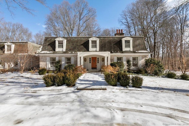 view of cape cod home