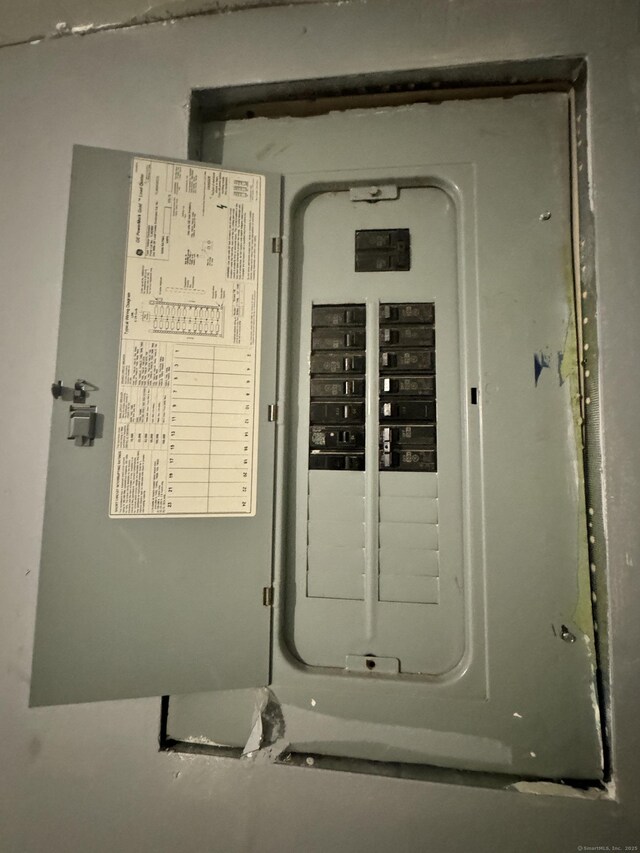 utility room with electric panel