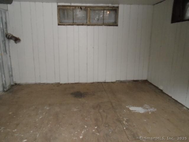 view of basement