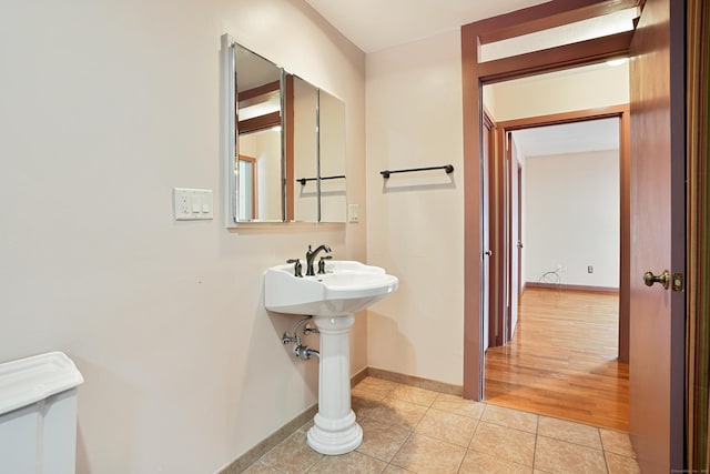 bathroom featuring tile patterned floors