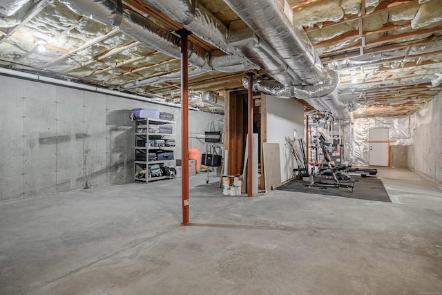 48 Bear Mountain Rd, Danbury, CT 06811 - unfinished below grade area featuring heating unit