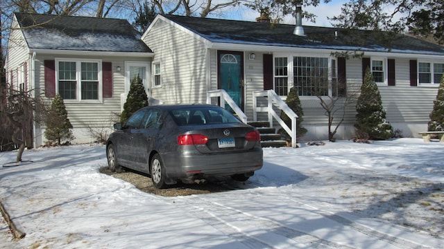 view of front of home