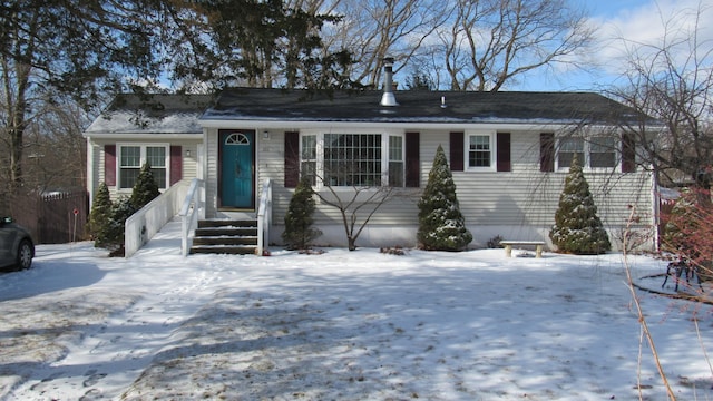 view of front of house