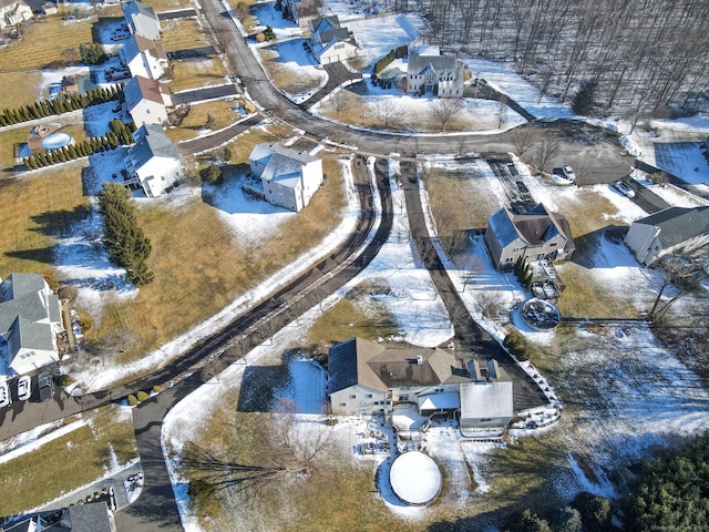 birds eye view of property featuring a residential view