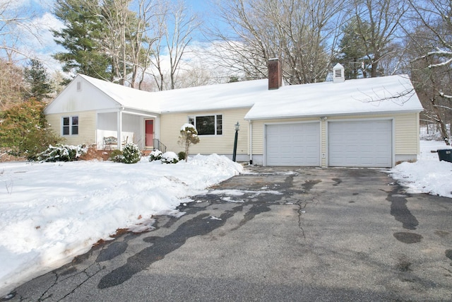 ranch-style house with a garage