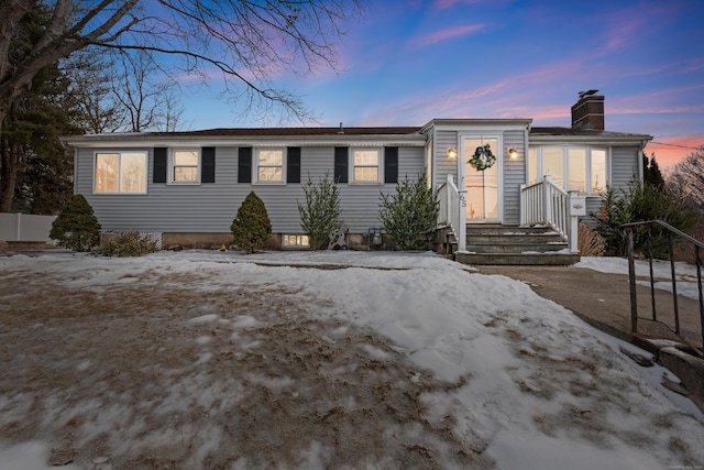 view of front of house