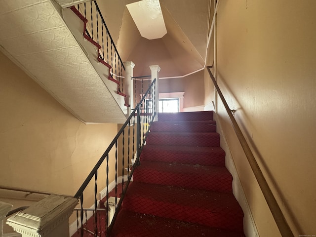 view of stairs