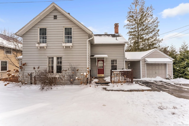 front facade featuring a garage