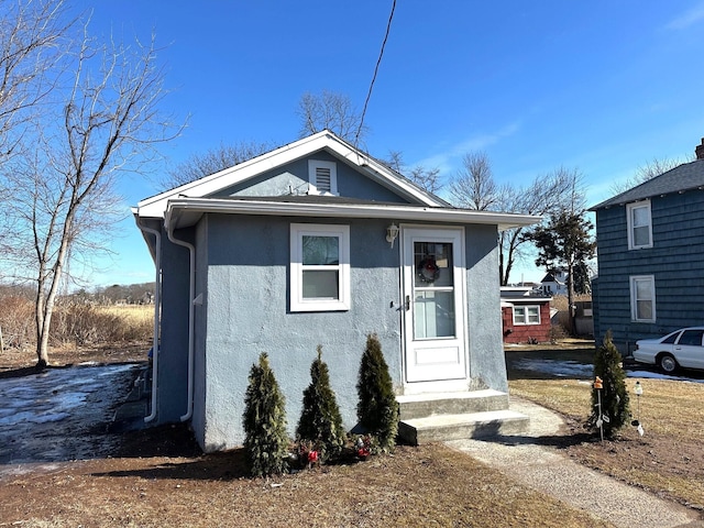 view of bungalow-style home