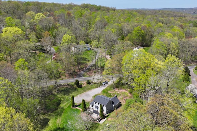 79 Jacob Rd, Southbury, CT 06488 - drone / aerial view featuring a view of trees